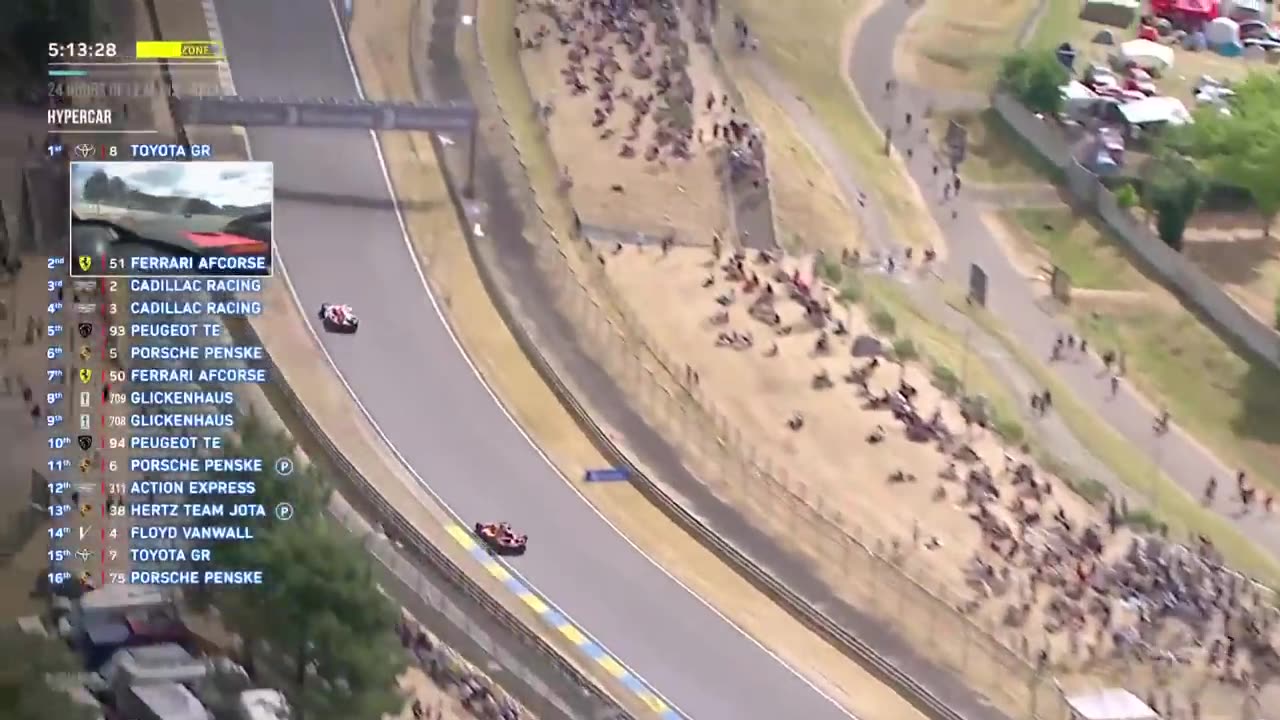 Ferrari vs Toyota for the Lead in Hypercar I 24 Hours of Le Mans 2023 I FIA WEC