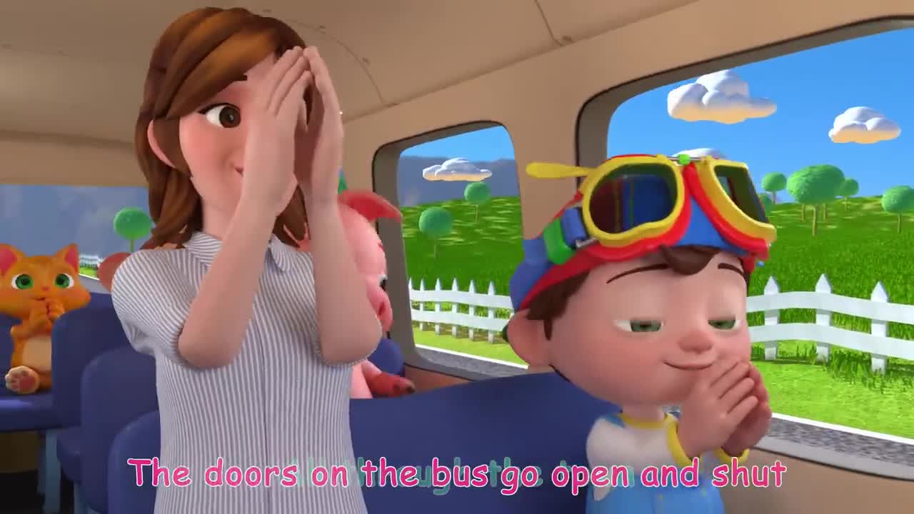 Wheels on the Bus - CoComelon Nursery Rhymes & Kids Songs