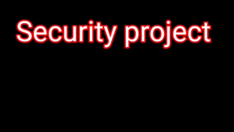 Security project handmade