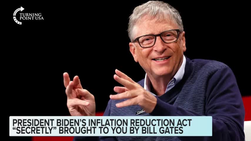 Jack Posobiec on Biden's "Inflation Reduction Act" being "secretly" brought to you by Bill Gates