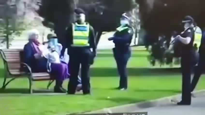 Seriously wtf? Aussie police hassling old women