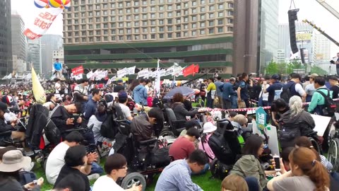 20180501_V3_S03(P_3pj4OrDts)(촛불귀족4)전국 귀족 민노총 노동절대회 심장부에서 태극기의 단결을 홀로 목청것 외치다!!!