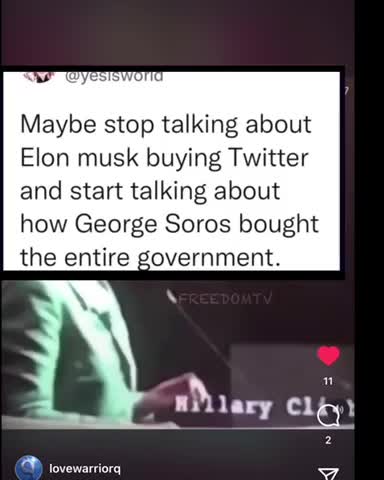 Hillary Clinton introduces George Soros