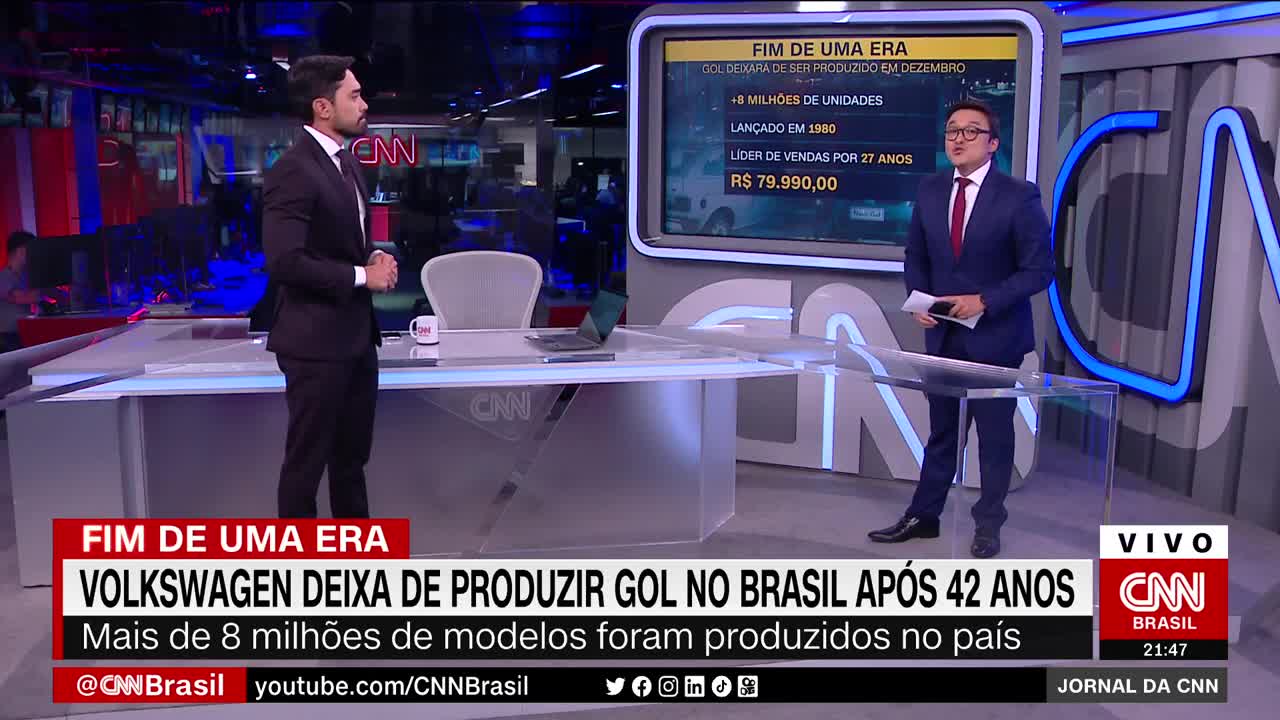 Volkswagen encerra produção do Gol após 42 anos | JORNAL DA CNN