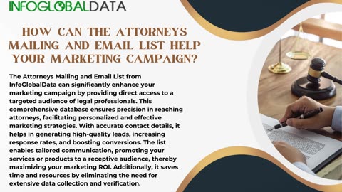 How Can The Attorneys Mailing And Email List Help Your Marketing Campaign?