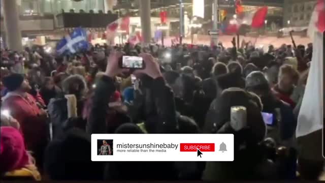 THE PEOPLE OF OTTAWA STAND UP AT NIGHT