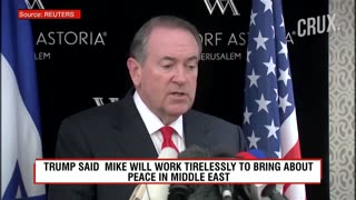 Trump's New Israel Ambassador Mike Huckabee Once Said "There Is No Such Thing As A Palestinian"