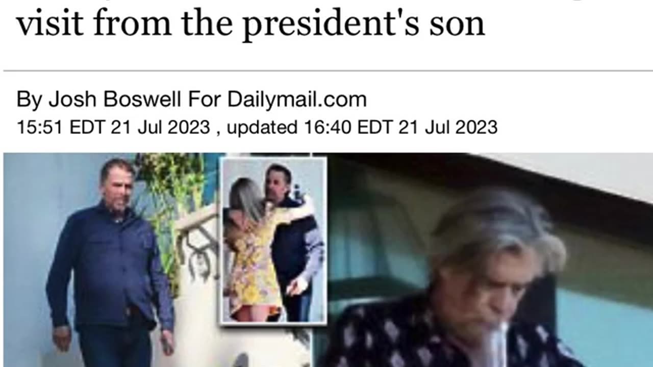 NewsFlash - Hunter Biden - His Lawyer Keven Morris Smokes Bong While Hunter Visits