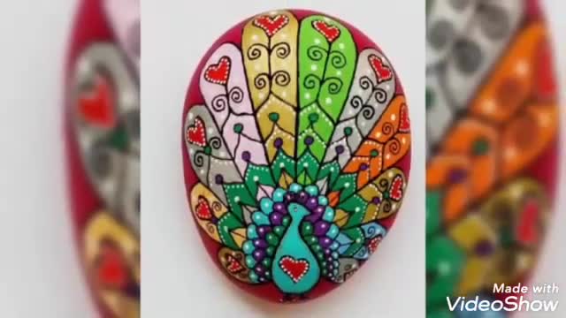 Newest Animals Pebble stone painting ideas