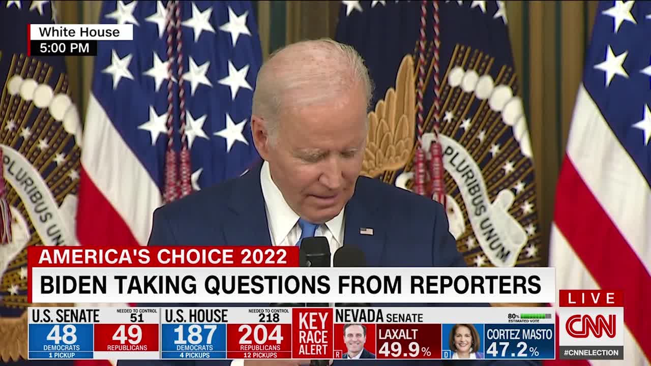 Hear Biden's response to question about Elon Musk and the Twitter acquisition