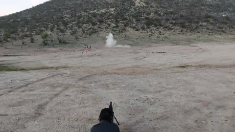 Dusk Tannerite Shot