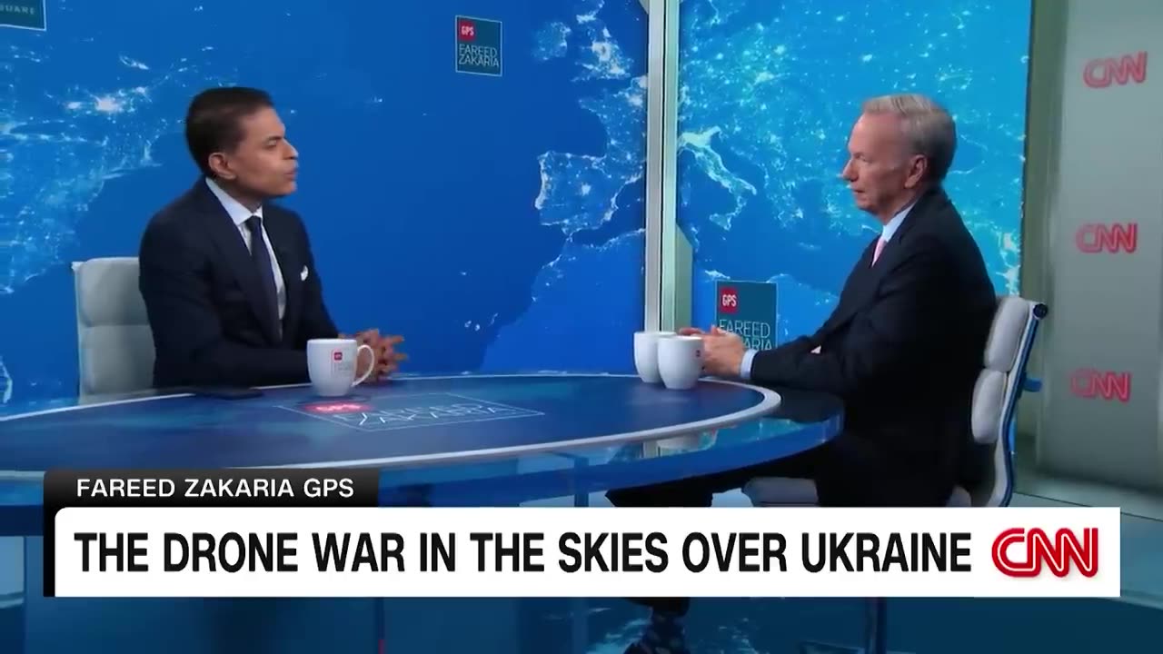 Ex-Google CEO says he is shocked Russia excels at countering Ukrainian drones.