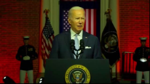 Darth Brandon Giving his Anti MAGA Speech at Independence Hall