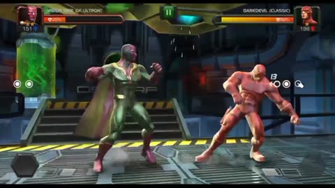 Vison vs Daredevil fight battle