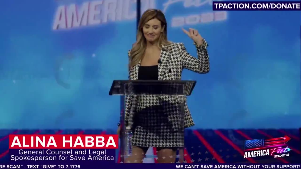 Trump Attorney Alina Habba: "The Opposite of Fear Is Faith"