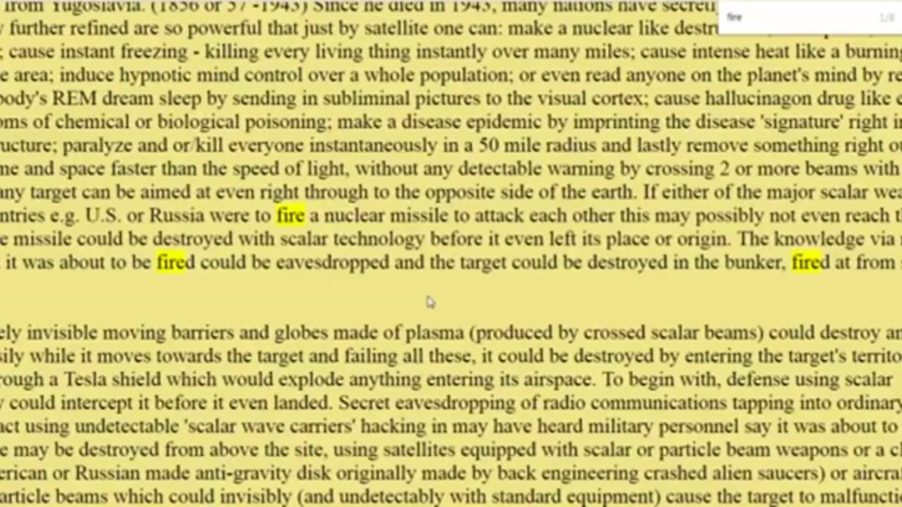 Scalar Beam Weapons In The Hands Of The Most Evil MENTAL MANIACS, Leaves Us The Horrifying Reality We Live! NLT5 ~ Reloaded from Free Your Mind Videos