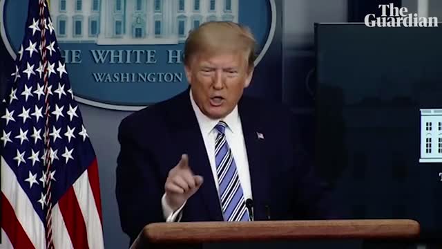 Trump berates female reporter when questioned over Covid-19 response