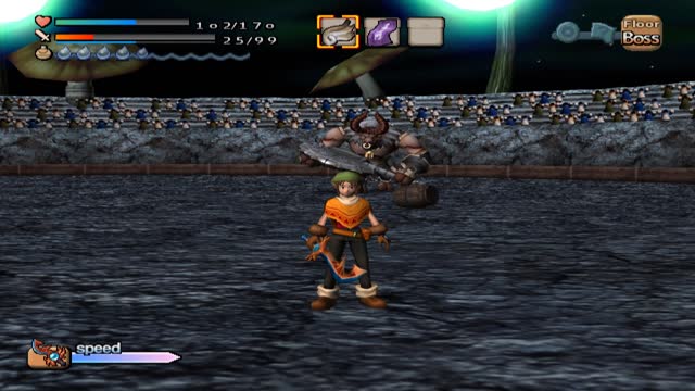 Dark Cloud - Minotaur Joe Boss Fight