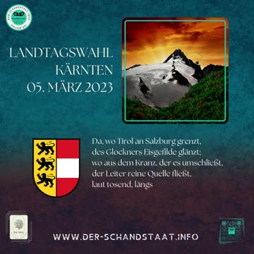 #WirVergessenNicht - Kaernten wählt am 5.3.2023