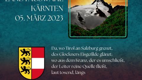 #WirVergessenNicht - Kaernten wählt am 5.3.2023