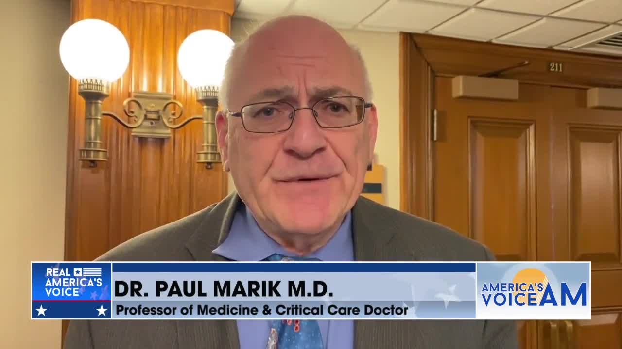 Dr. Paul Marik Supports Bill Making Ivermectin Available Over The Counter