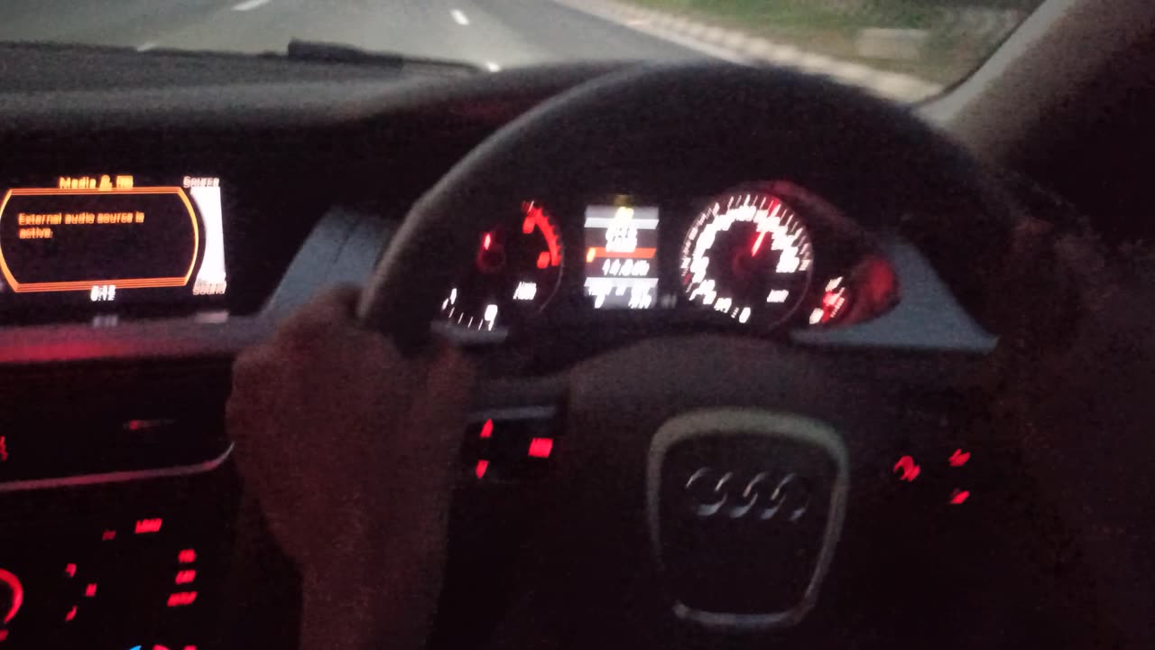 Real speed of audi
