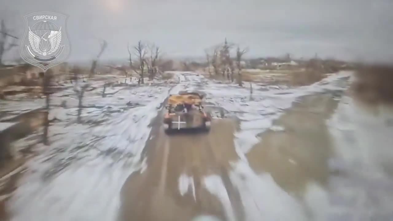 Russian drone operators strike Ukrainian armored vehicles in the city of Chasov Yar