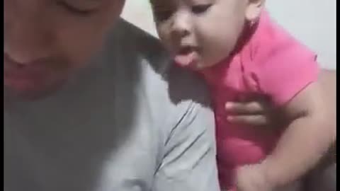 Baby eating food