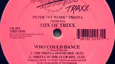 Peter Presta - Mix Of Trixx