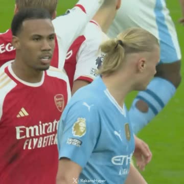 MANCHESTER CITY 0-0 ARSENAL Gabriel Magalhaes Vs Erling Haaland