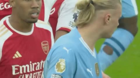 MANCHESTER CITY 0-0 ARSENAL Gabriel Magalhaes Vs Erling Haaland