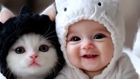 wow ...Cats Being Hilarious with Babies!"