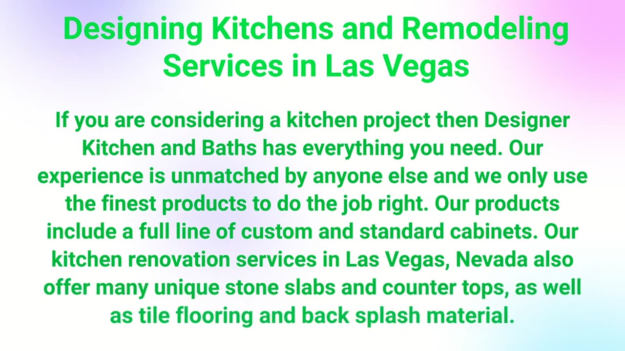 My Las Vegas Designer | Best Kitchen Remodel in Las Vegas, NV