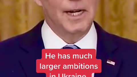 He has bigger ambitions in Ukraine. In fact, he wants to rebuild the Soviet Union.