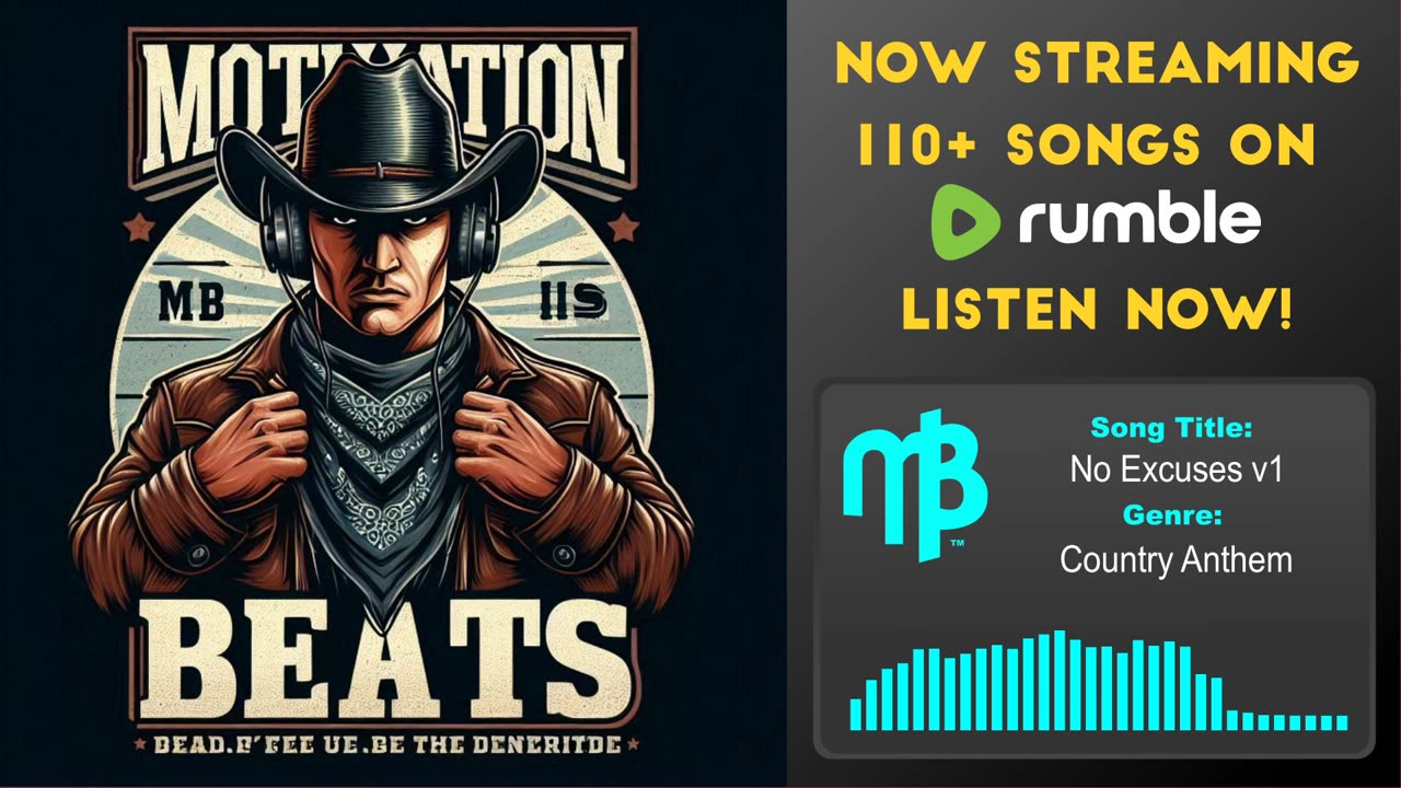 Motivational Beats - Country Anthem Music - No Excuses v1