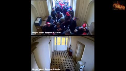 NEW Capital Building Video SHOWS Police waving people into the building