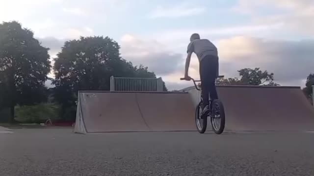 Transition clips on BMX bike.