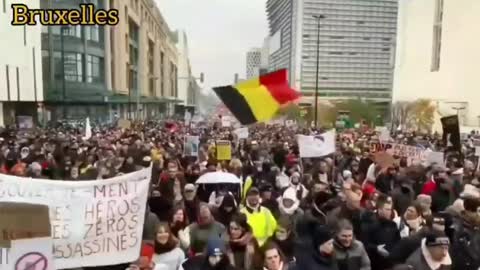 Protestas en general contra la vacunación anti Covid (2)