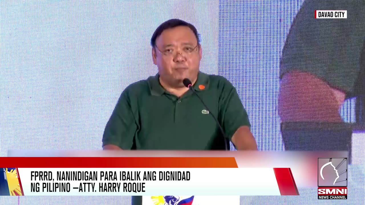 FPRRD, nanindigan para ibalik ang dignidad ng Pilipino —Atty. Harry Roque