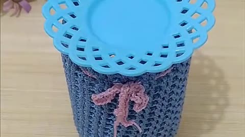 A Crochet Jar's Cover