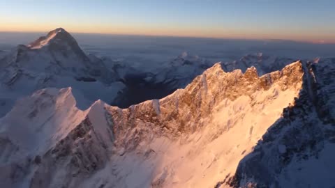 Everest climbing view