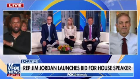 Rep. Jim Jordan Announces on FOX and Friends He Is Running for House Speaker