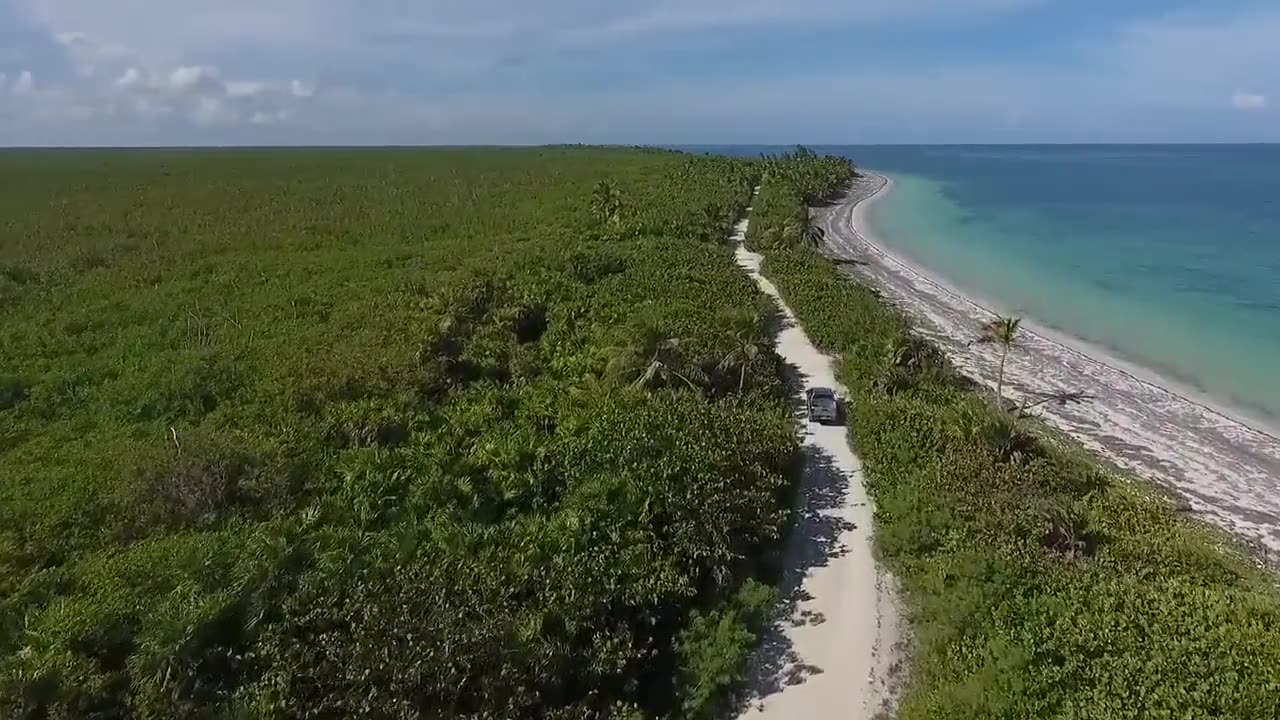 Sea waves & beach drone video | Free HD Video