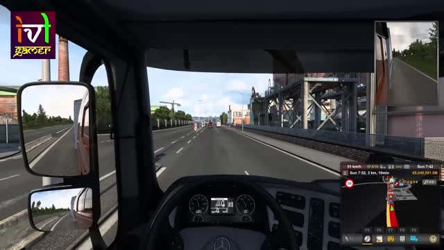 Euro Truck Simulator 2 - ETS 2 1.46 - Mercedes Truck - #mercedes #mercedestruck