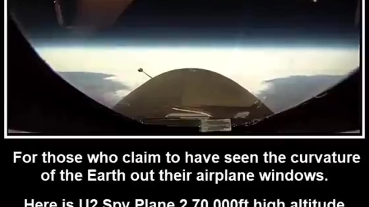 70,000ft High Altitude Plane Proves Flat Earth