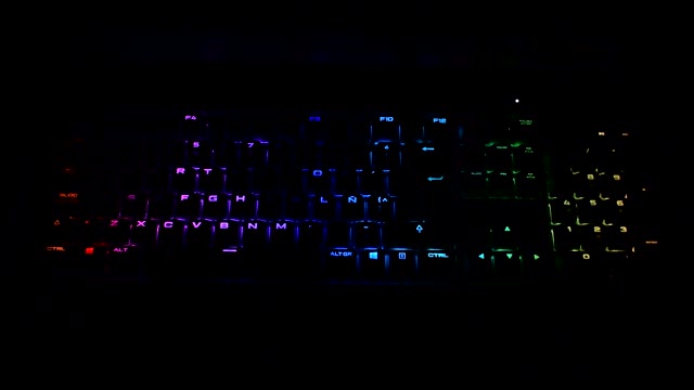 Corsair K70 RGB and Corsair Effect Engine in action