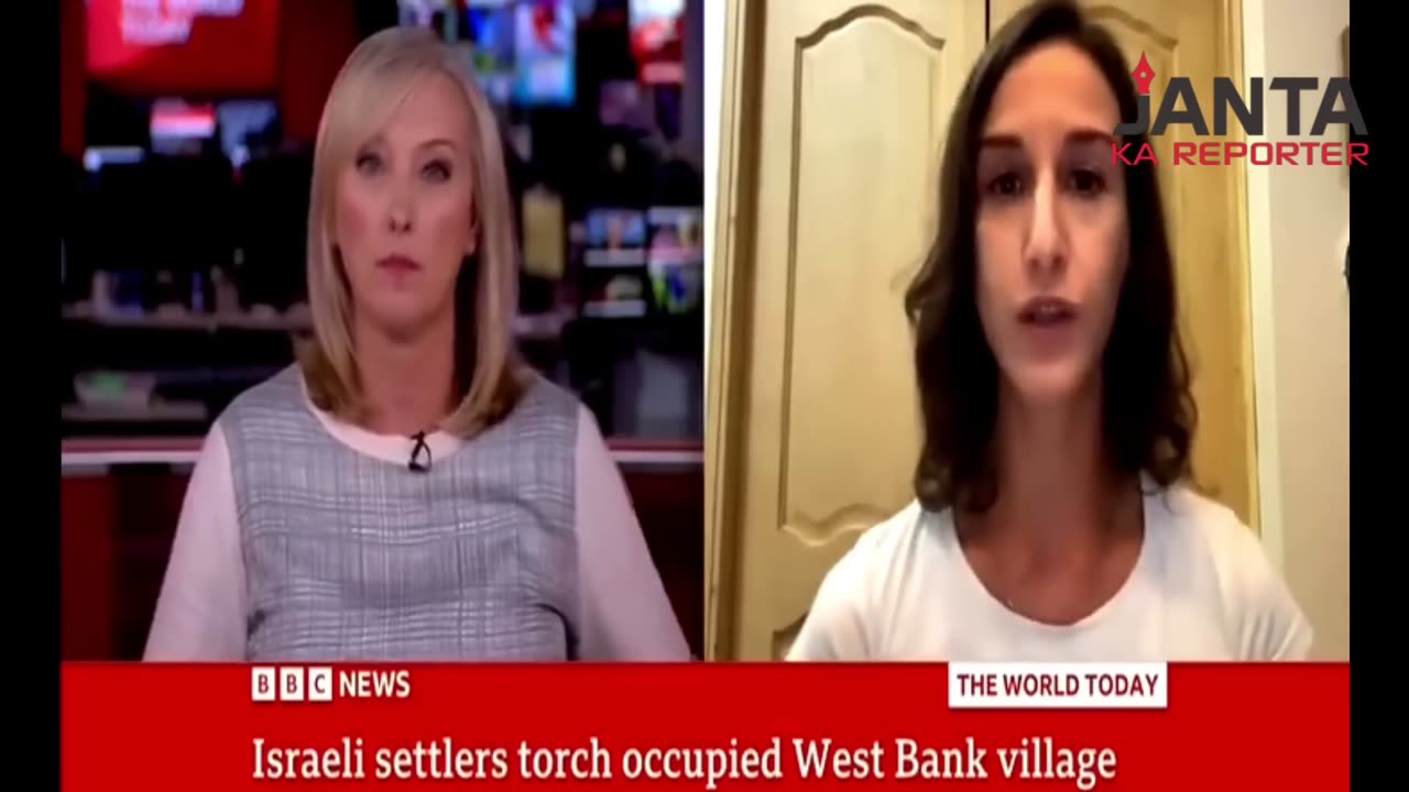 BBC presenter caught pushing Israeli ‘version’ ignoring victims during interview -Janta Ka Reporter