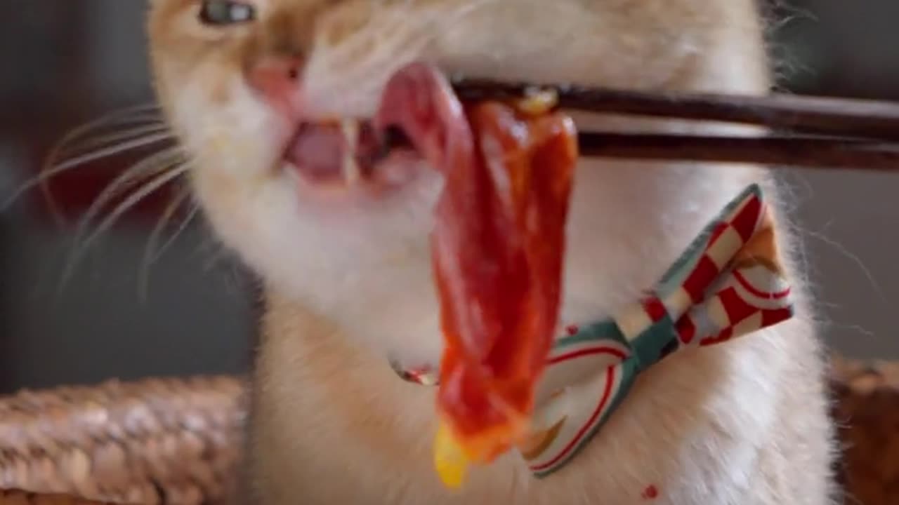 Funny Cat Clips: LOL Moments of Eating Food Ep 11.