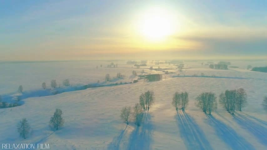 Snow Winter 4K Relaxation Film Meditation