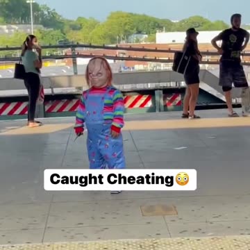 Got caught cheating......lmao